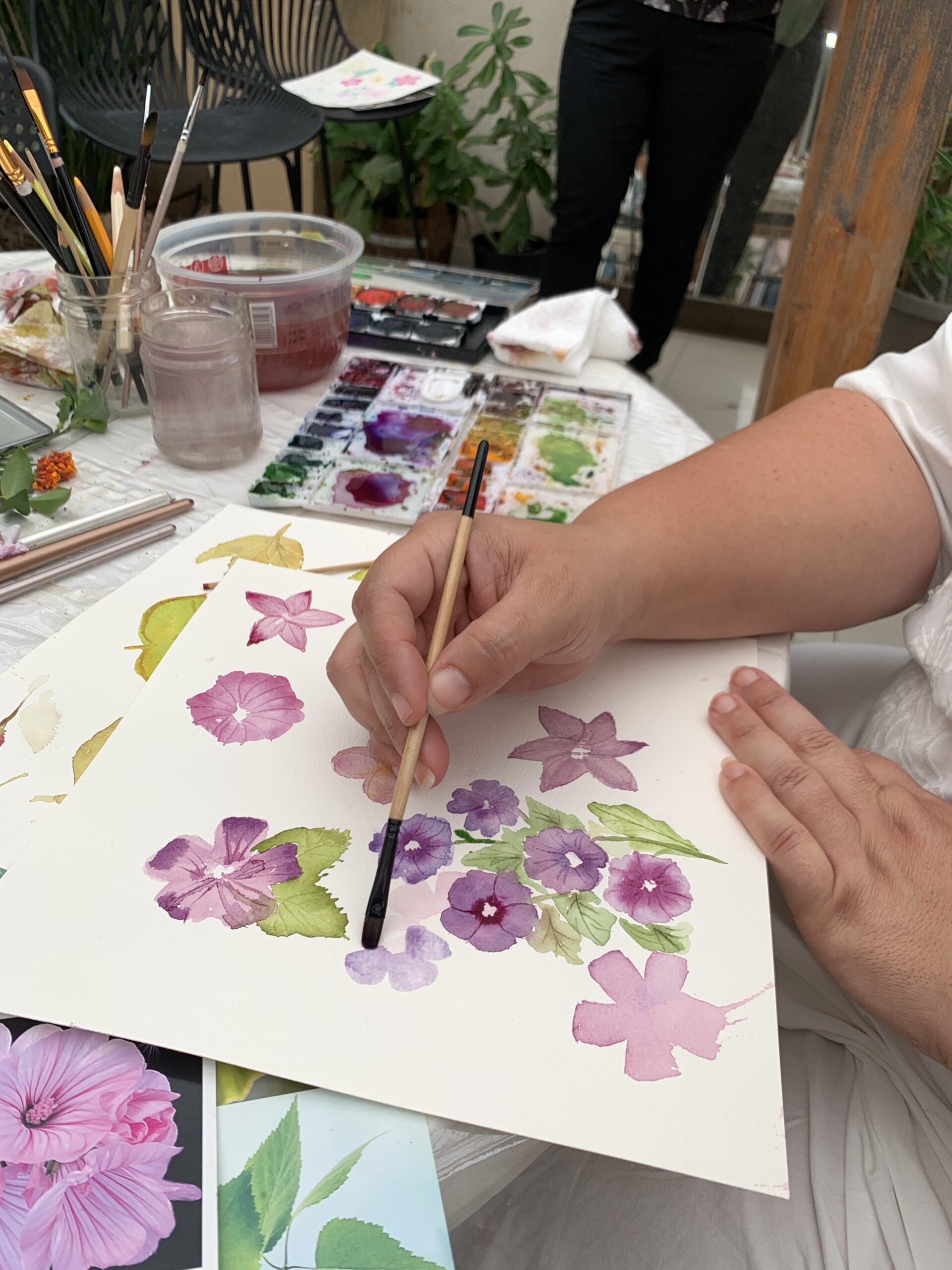 סדנת ציור בוטני בצבעי מים – תמונה 5